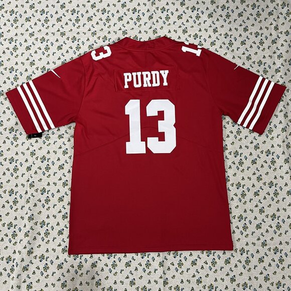NFL San Francisco 49ers Red Jersey #13 Purdy - Picture 5 of 6